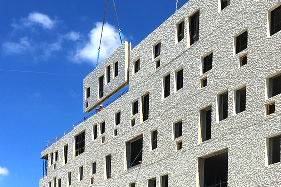 INNOVA : Tour mixte (bureaux / logements) – Chantier en cours