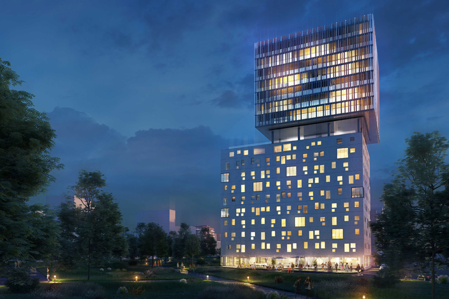 INNOVA : Tour mixte (bureaux / logements) – Démarrage des travaux
