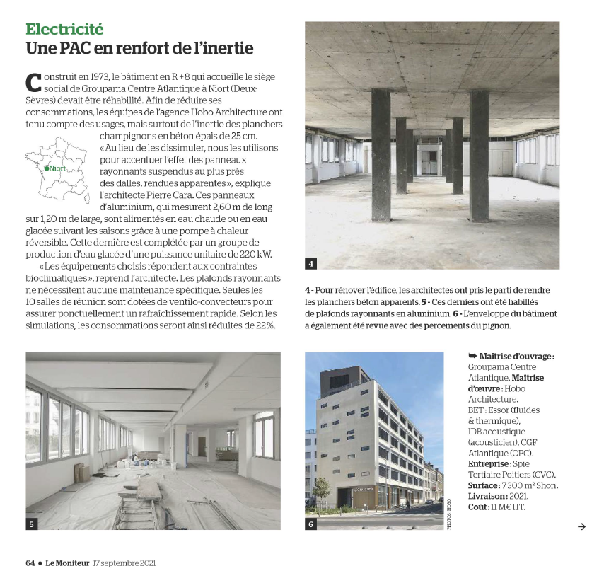 GROUPAMA NIORT : Article Le Moniteur