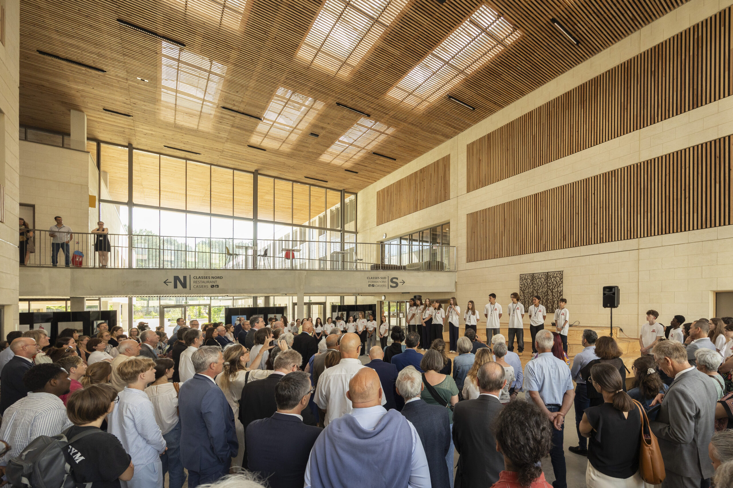 Lycée Créon Robert Badinter Innauguration