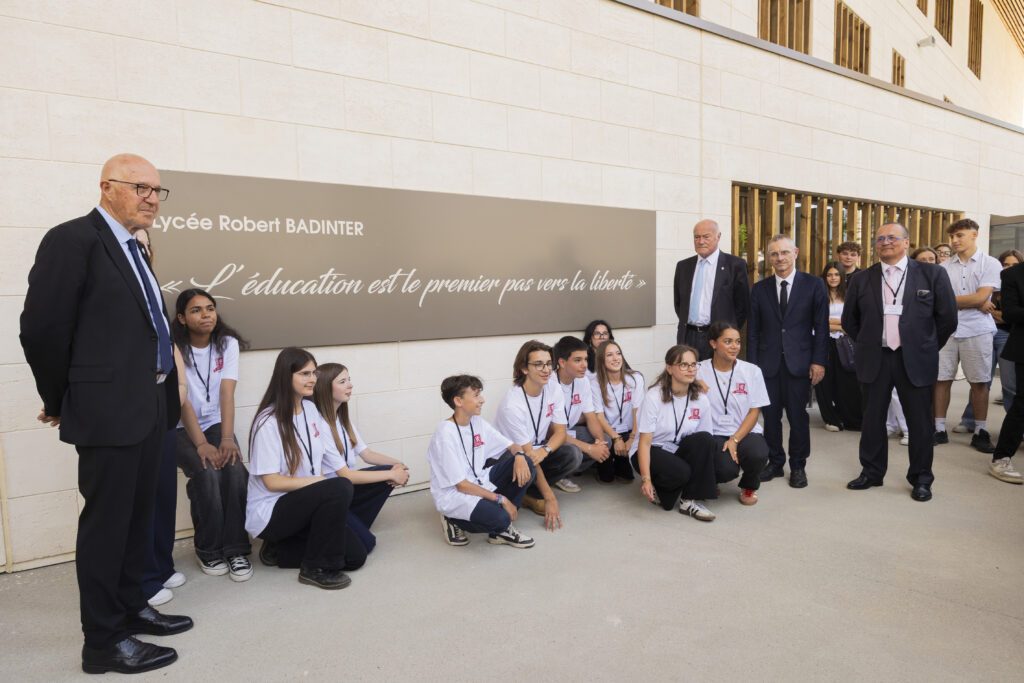 Lycée Créon Robert Badinter Innauguration